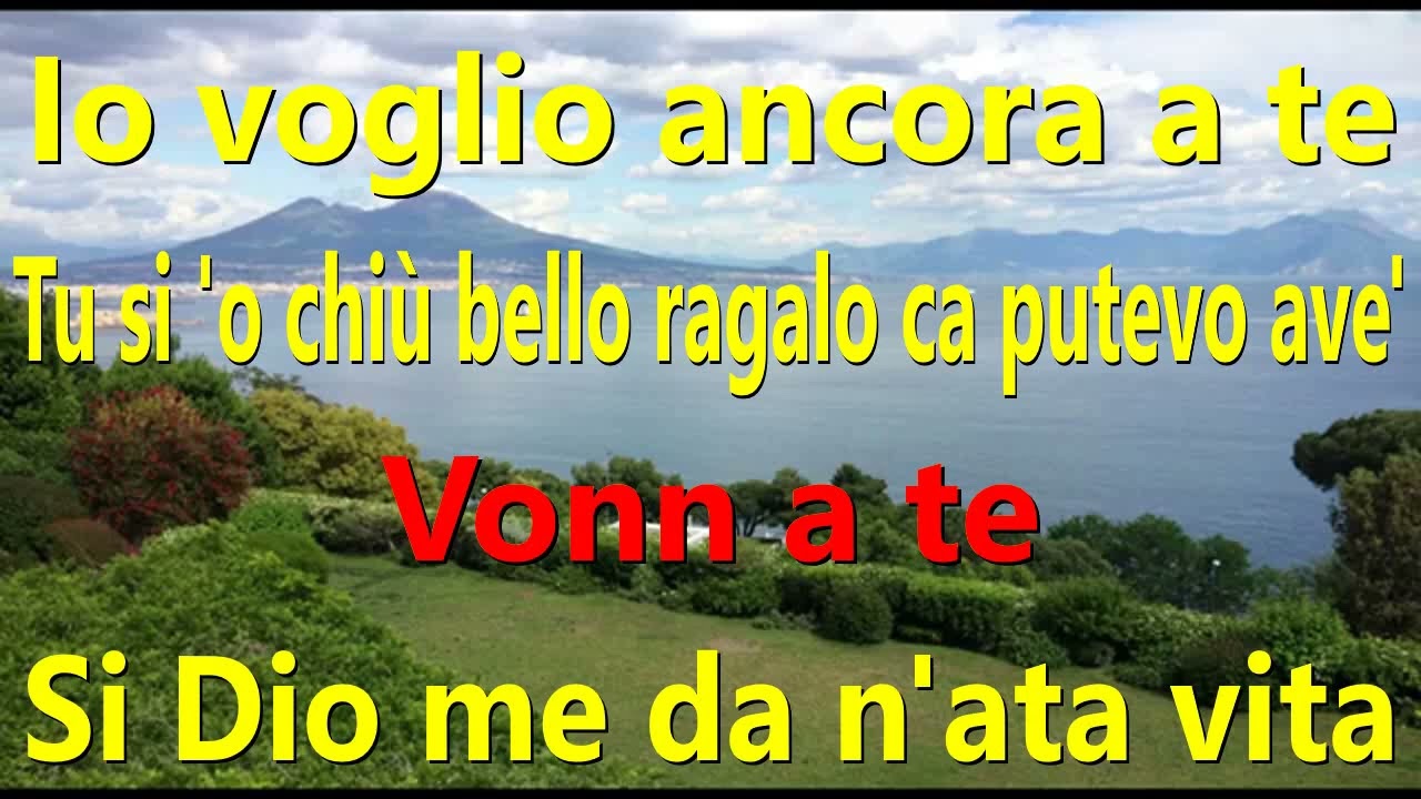 Emilana Cantone - Te voglio vivere sempe Karaoke