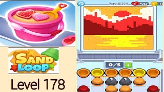 Sand loop level 178  walkthrough solution 