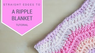 CROCHET: How to crochet straight edges on a ripple blanket | Bella Coco screenshot 5