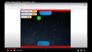 Online Coding Session - Pong Game - part 1