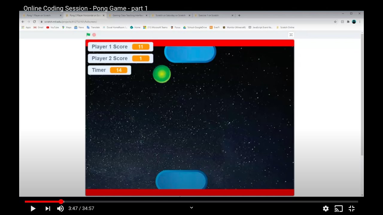 Online Coding Session - Pong Game - part 1