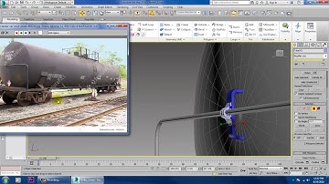 Tutorial on Modeling and texturing a Train Tanker Car in 3dsmax.( Part 2)