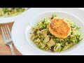 Crispy Goat Cheese and Brussels Sprout Salad