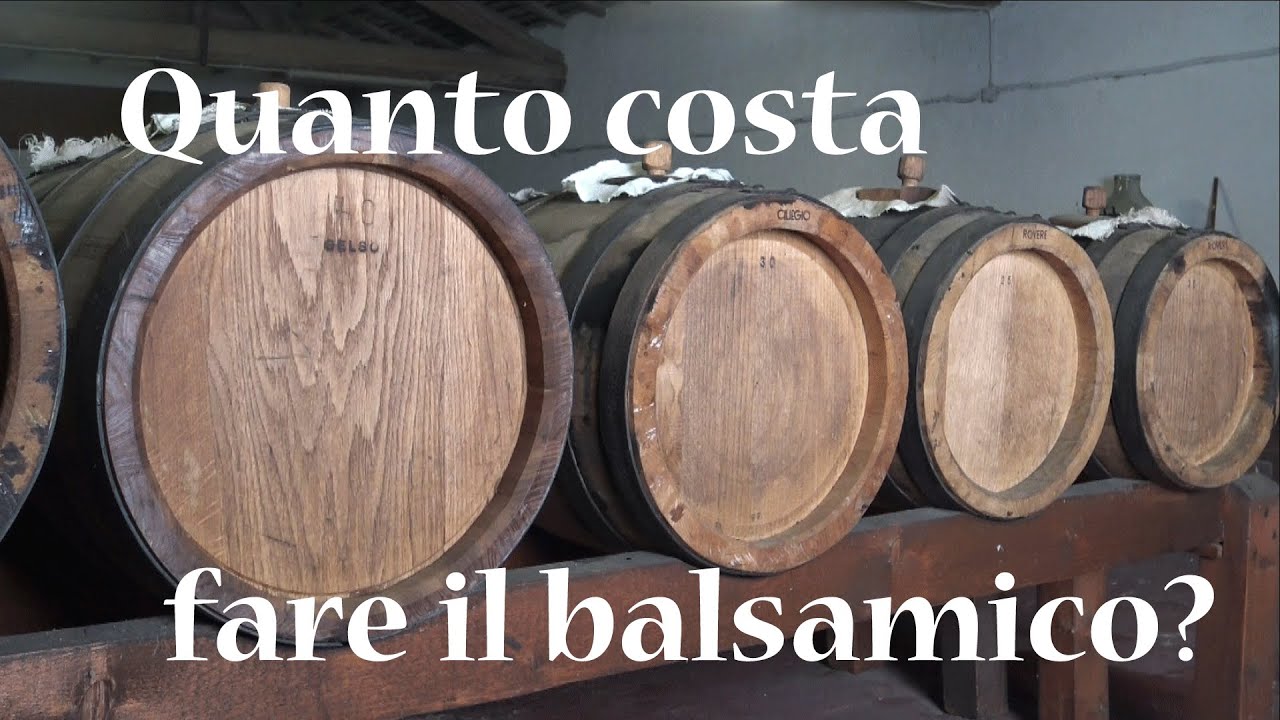 Quanto costa fare il balsamico?