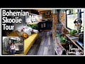 Bohemian Style Bus RV Conversion