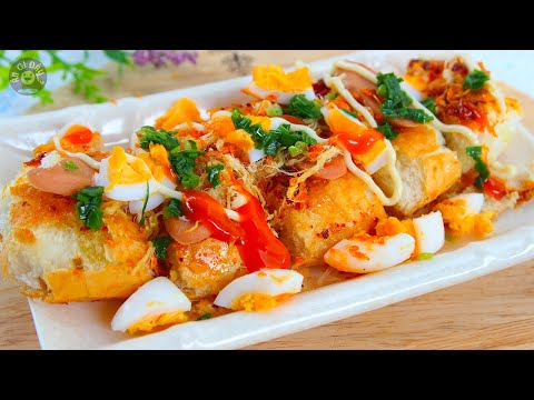 Video Cách Làm Bánh Mì Nướng Muối Ớt Giòn Ngon Hấp Dẫn | Ăn... - youtube