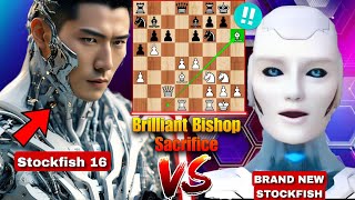BRAND NEW STOCKFISH 16.1 Played With His Older Version Stockfish 16 IN CHESS | Chess Strategy | AI