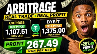 ₦267.49 Profit Per USDT Today! Exness to Bybit P2P Arbitrage (Live Proof)