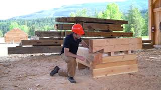 Cabin Building: Get To Know the Dovetail Notch #onlinecourse #building #cabin #elearning