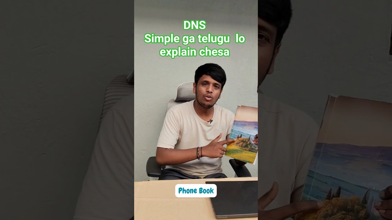 DNS, simple ga telugu lo explain chesa..must watch. 