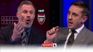 "I don't agree with any of that" 👀  | Carragher & Neville disagree on Man Utd's 'missed opportunity'