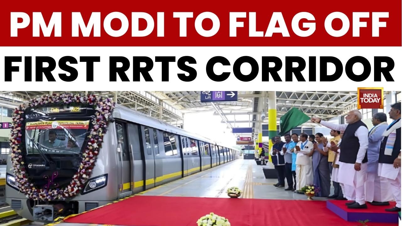 PM Modi Big Push | PM Inaugurate Delhi-Meerut Namo Bharat Corridor And Flag Off Meerut Metro Today