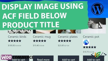 How to Display Image using ACF Field Below Product Title in WooCommerce Archive Pages | Shop