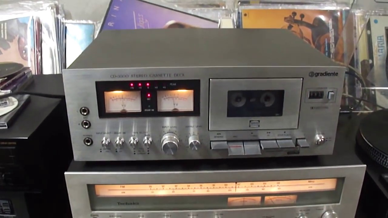 O Rei do Som Tape Deck Gradiente CD3500 YouTube