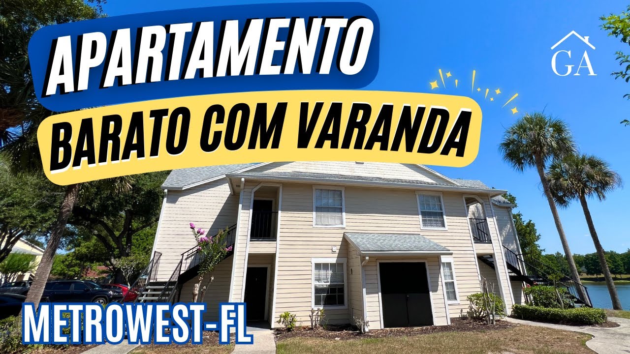 APARTAMENTO BARATO NO METROWEST ONDE MUITOS BRASILEIROS COMEÇAM A SUA VIDA NA AMÉRICA. ORLANDO - FL