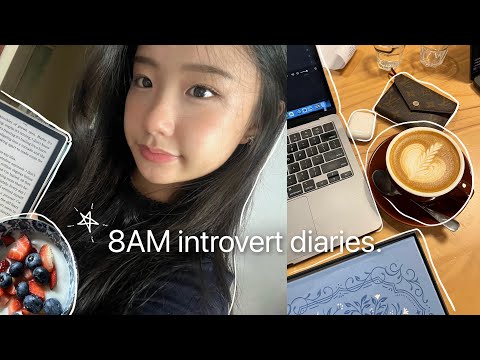 Slice Of Life 📔 8am Productive Vlog, Cafe Work Dates, Journaling, Yoga Class