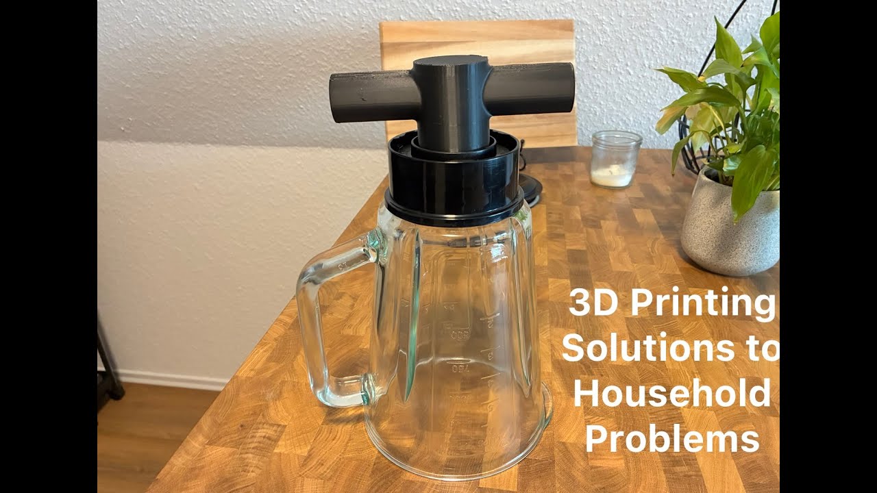 3D printing a Tool to open household Blender