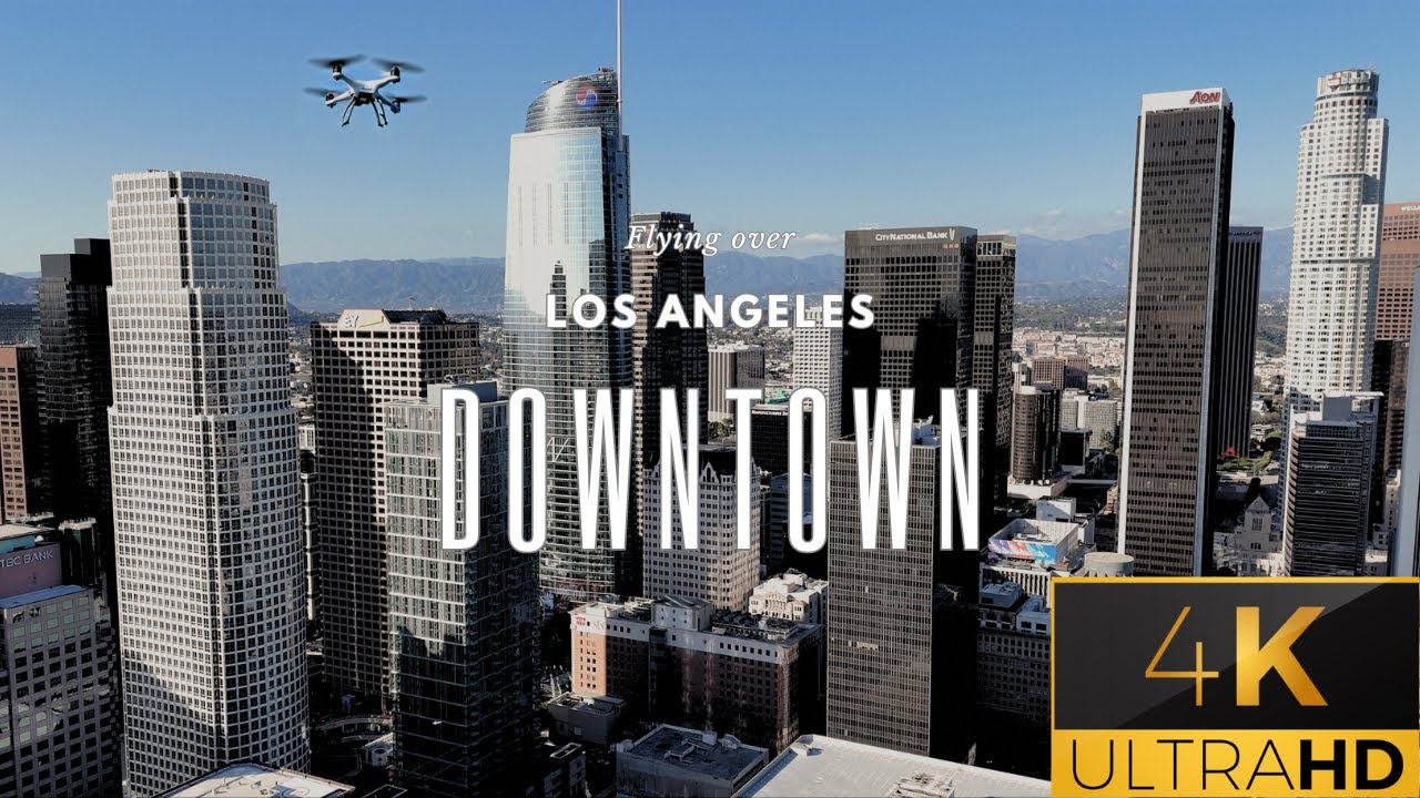 Los Angeles Downtown 4K | Drone Flight