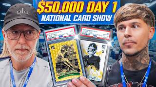 *i Lost All My Money On The 1st Day At The National Card Show!💰🤯