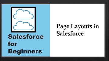 Salesforce For Beginners:Salesforce Page Layouts