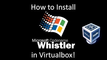 Windows Whistler Build 2419 - Installation in Virtualbox