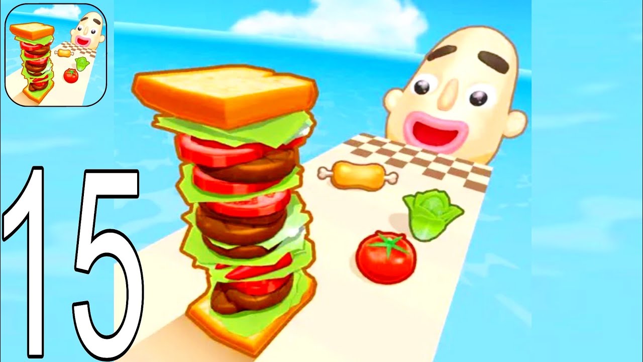 Sandwich Runner - Gameplay Walkthrough Part 15 Tutorial NEW Mobile Game (Android,ios)