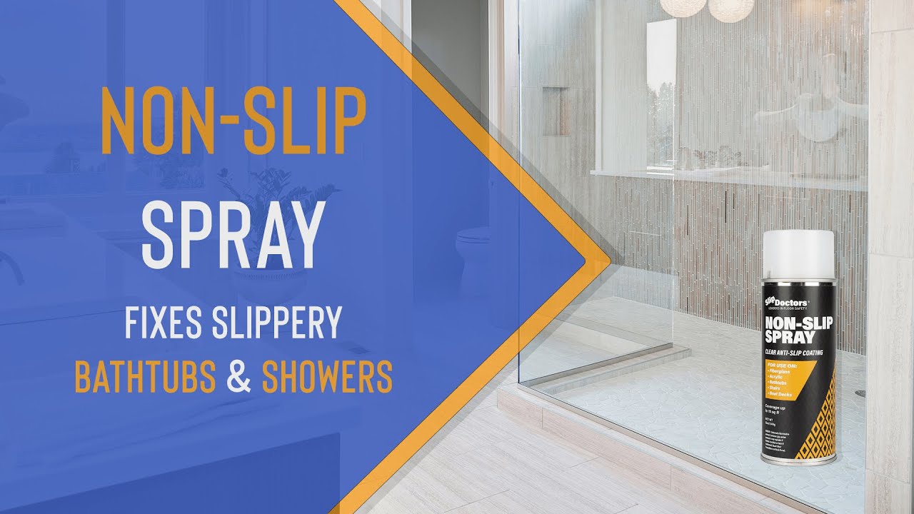 NonSlip Grippy Bathtub & Shower Floor Spray Easy Spray NonSlip