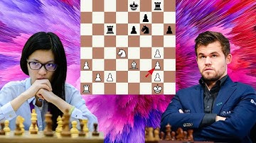 Perfect chess game | Magnus Carlsen vs Hou Yifan