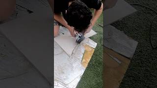 How I Cut Curved Tiles Around Our Shower Tray