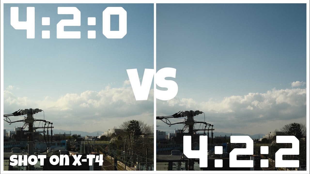 と同じような画質 4K VIDEO 4:2:0 VS 4:2:2 カラーサンプリング比較 - YouTube