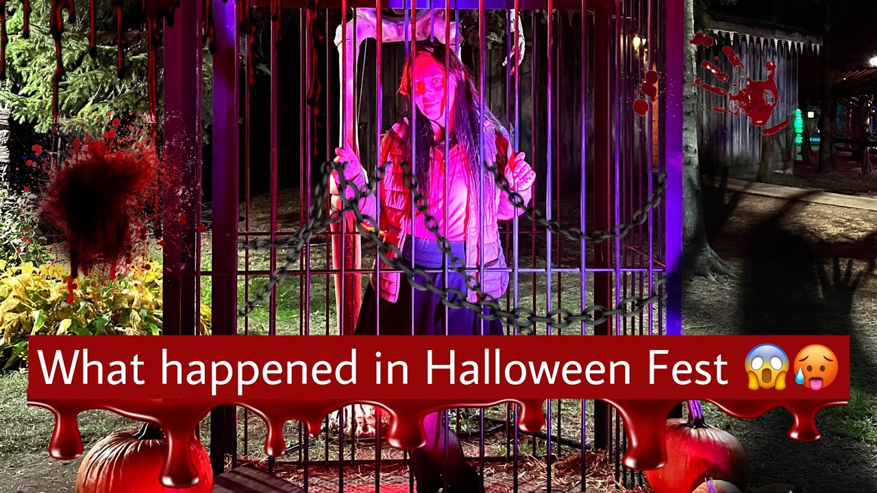 It was so scary 🥵 Went to first Halloween Fest Saunders Farm Ottawa