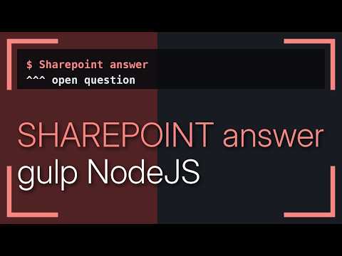 Sharepoint: gulp serve error
