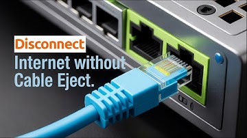 How to Disconnect Internet on a Desktop PC with Ethernet Connection