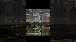 iPhone 17 Pro ProRes RAW at Bangkok Airport 😳 Cinematic Footage