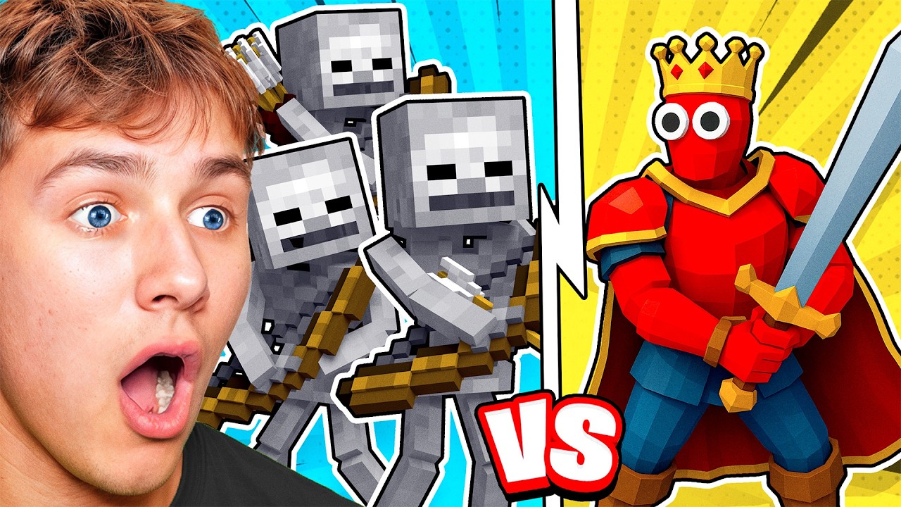 MINECRAFT vs BOSSES in TABS