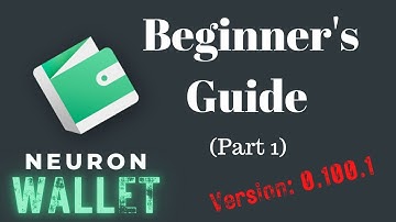 Nervos Network Neuron Wallet How-To (Part 1)