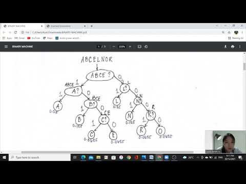 Designing Binary Machine and Finding Entropy
