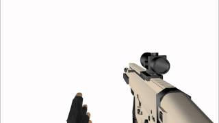 Cinema 4D Reload Animation | SCAR-H