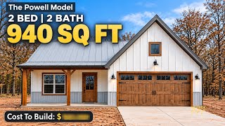 This 2 Bed | 2 Bath Barndominium Is Only 940 Sq Ft, But It Works So Well