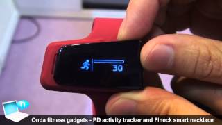 Onda fitness gadgets PD activity tracker Fineck smart necklace