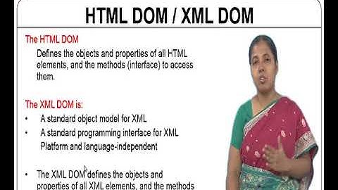 XML DOM (CH-10)