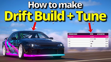 How to Make a Drift Build + Tune In Forza Horizon 5!