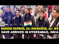 Nadeem sarwar  ali shanawar  ali jee  arrived in hyderabad india   2023  ayyamefatimia sa