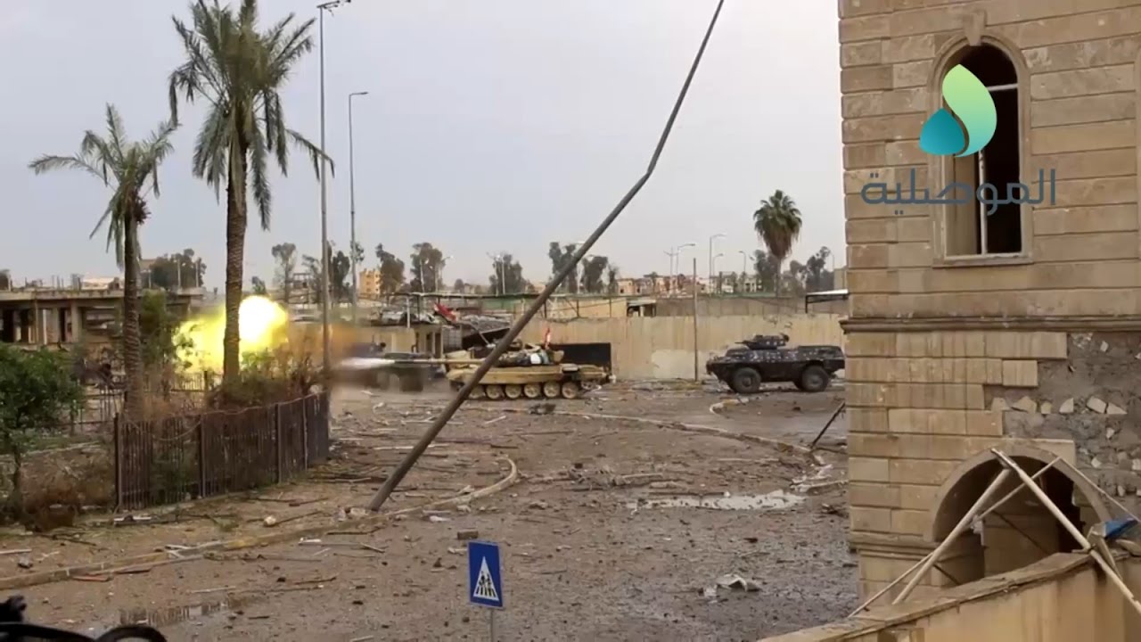 الموصلية ترافق القوات الأمنية خلال تحرير فندق أشور وتوثق توجه القوات إلى شارع الكورنيش والجسر العتيق