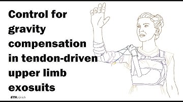 Control for gravity compensation in tendon-driven upper limb exosuits