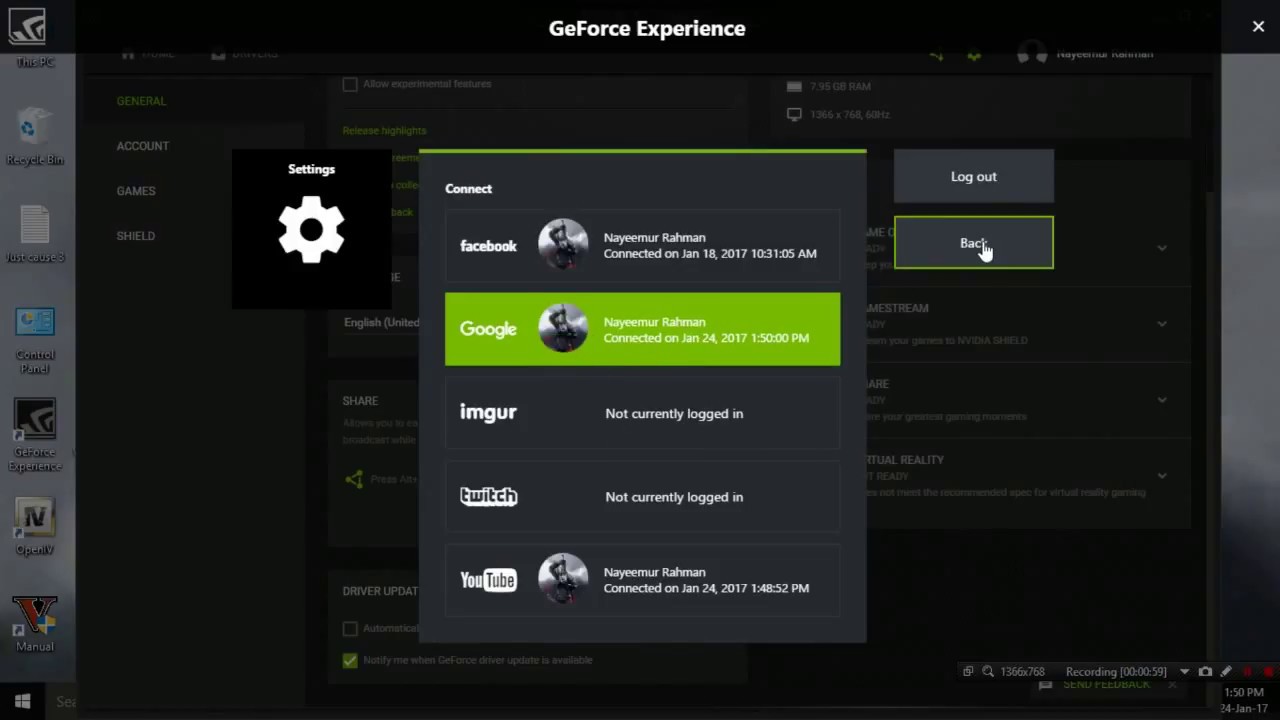 How To Broadcast Games Live With Nvidia Geforce Experience Youtube