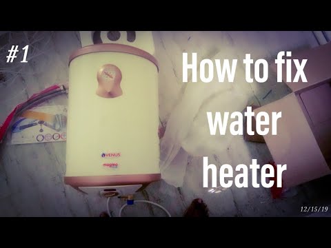 How To Fix Water Heater In Bathroom?