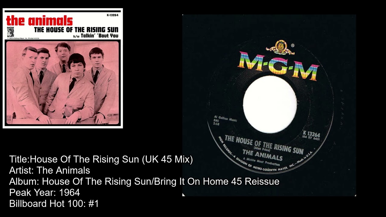 The AnimalsHouse Of The Rising Sun (U.S. 45 Mix) YouTube