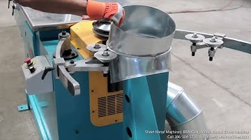 Sheet Metal Machines: BRAVO Hydraulic Round Elbow Machine