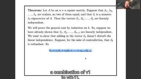 Lecture 9b: Eigenbases